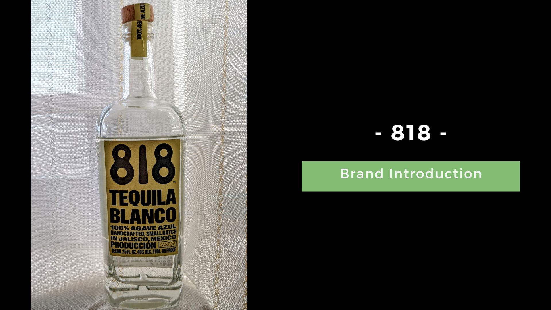 818 テキーラ  818 tequila blanco